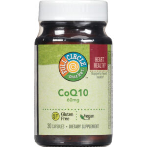 Coq10 60 Mg Supports Heart Health Dietary Supplement Vegan Capsules