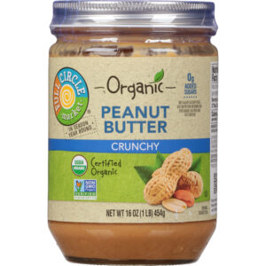 Full Circle Market Organic Crunchy Peanut Butter 16 oz