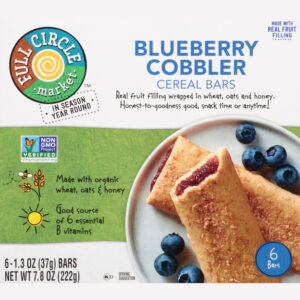 Full Circle Market Blueberry Cobbler Cereal Bars 6 ea