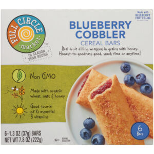 Blueberry Cobbler Cereal Bars