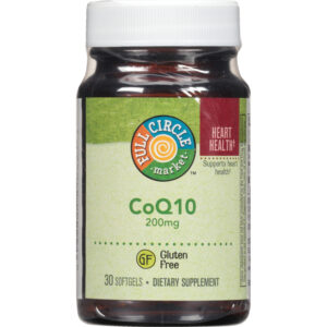 Coq10 200 Mg Supports Heart Health Dietary Supplement Softgels