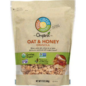 Full Circle Market Organic Oat & Honey Granola 12 oz