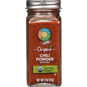 Full Circle Market Organic Chili Powder with Salt 2 oz