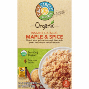 Full Circle Market Organic Maple & Spice Instant Oatmeal 8 ea
