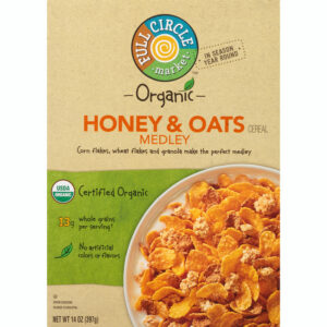 Full Circle Market Organic Honey & Oats Medley Cereal 14 oz