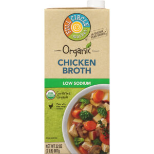 Full Circle Market Organic Low Sodium Chicken Broth 32 oz