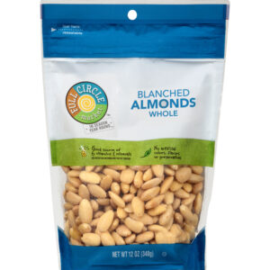 Full Circle Market Blanched Whole Almonds 12 oz