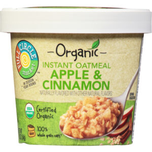 Full Circle Market Organic Instant Apple & Cinnamon Oatmeal 1.9 oz