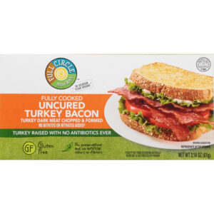 Full Circle Market Uncured Turkey Bacon 2.14 oz