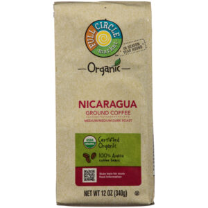 Medium/Medium Dark Roast Nicaragua 100% Arabica Ground Coffee