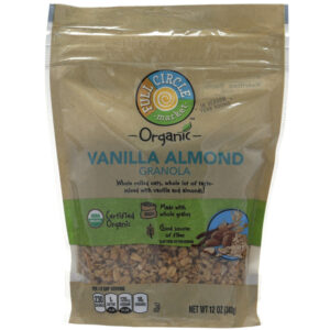 Vanilla Almond Whole Rolled Oats Mixed With Vanilla And Almonds Granola