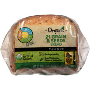 Full Circle Market Organic 21 Grain & Seeds Thin Slice Bread 20 oz