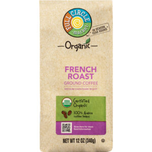 Full Circle Market Organic Ground Medium Dark/Dark Roast French Roast Coffee 12 oz