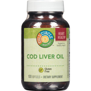 Cod Liver Oil Supports A Healthy Heart Dietary Supplement Softgels
