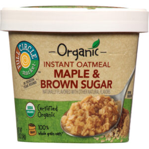 Full Circle Market Organic Maple & Brown Sugar Instant Oatmeal 1.9 oz