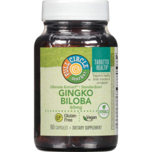 Vitamin Ginkgo Biloba 60 Mg Veg Cap