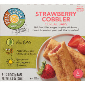 Strawberry Cobbler Cereal Bars