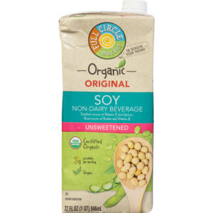 Full Circle Market Organic Unsweetened Original Soy Beverage 32 fl oz