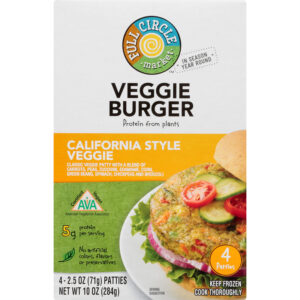 Full Circle Market California Style Veggie Burger 4 ea