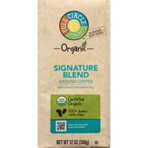 Full Circle Market Organic Medium/Medium Dark Roast Ground Signature Blend Coffee 12 oz