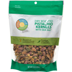 Full Circle Market Dry Roasted Pistachio Kernels with Sea Salt 12 oz