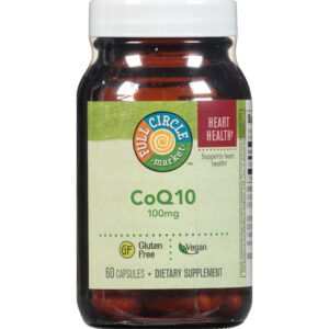 Coq10 100 Mg Supports Heart Health Dietary Supplement Vegan Capsules