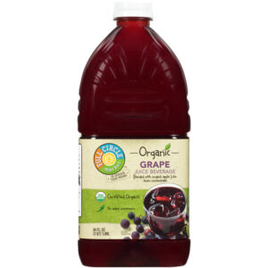 Grape Juice Beverage Blended With Organic Apple Juice From Concentrate