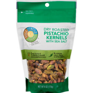 Full Circle Market Dry Roasted Pistachio Kernels with Sea Salt 6 oz