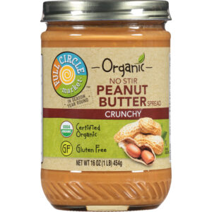 Full Circle Market Organic Crunchy Peanut Butter Spread 16 oz