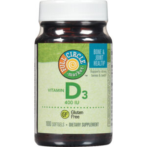 Vitamin D3 400 Iu Supports Strong Bones & Teeth Dietary Supplement Softgels