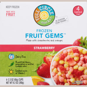 Full Circle Market Frozen Strawberry Fruit Gems 4 ea