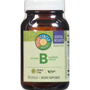 Vitamin B Supreme Stress Minimizes Stress Dietary Supplement Vegan Capsules