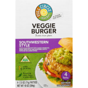 Full Circle Market Southwestern Style Veggie Burger 4 ea