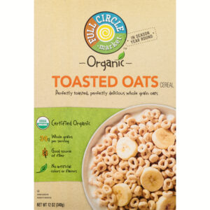 Full Circle Market Organic Toasted Oats Cereal 12 oz