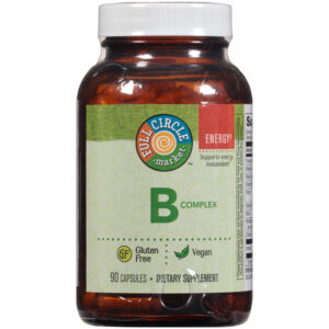 B Complex Supports Energy Metabolism Dietary Supplement Vegan Capsules