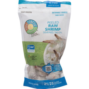 Full Circle Market Tail-On Deveined Peeled Raw Shrimp 16 oz
