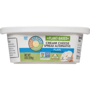 Full Circle Market Plant-Based Plain Cream Cheese Spread Alternative 8 oz