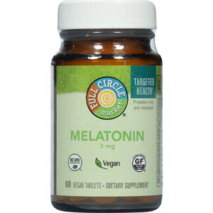 Full Circle Market 3 mg Melatonin 60 Vegan Tablets