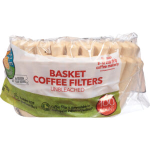 Full Circle Market Basket Unbleached Coffee Filters 100 ea