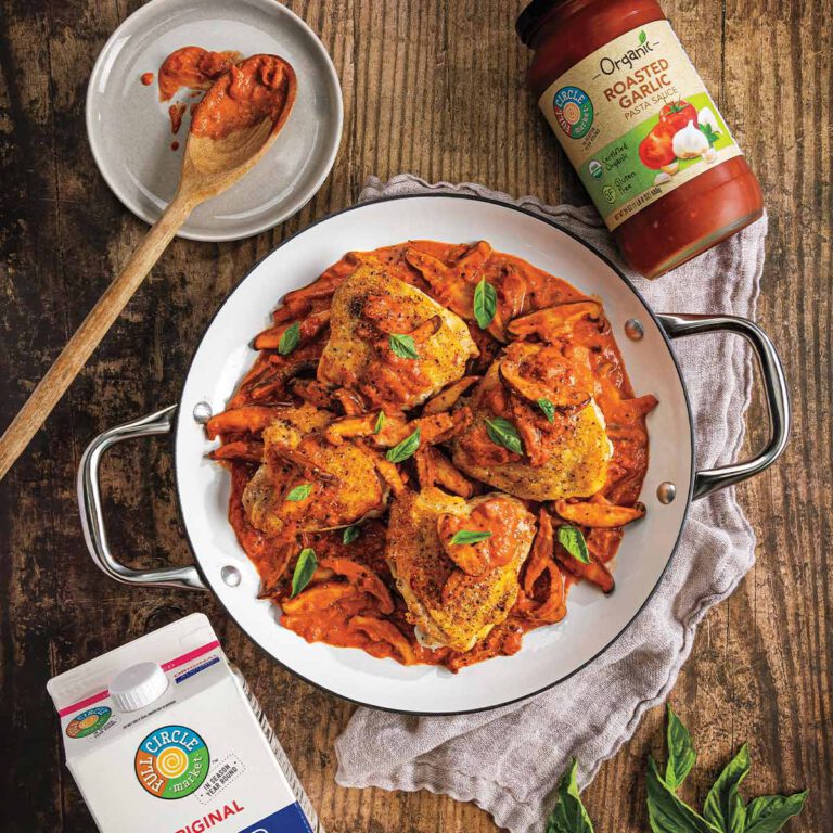 Mushroom-Smothered Chicken Thighs