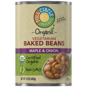 Full Circle Market Organic Vegetarian Maple & Onion Baked Beans 15 oz