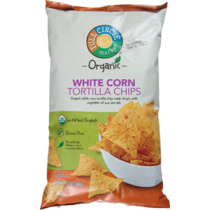 Full Circle Market Organic White Corn Tortilla Chips 12 oz