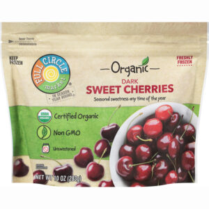 Full Circle Market Organic Dark Unsweetened Sweet Cherries 10 oz