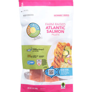 Full Circle Market Farm Raised Atlantic Salmon Fillets 12 oz