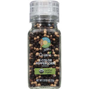 Full Circle Market Organic Grinder 2-Color Peppercorn 2.9 oz