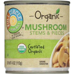 Full Circle Market Organic Stems & Pieces Mushrooms 4 oz