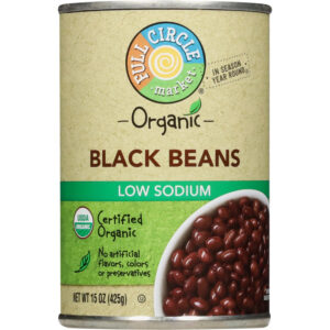 Full Circle Market Organic Low Sodium Black Beans 15 oz