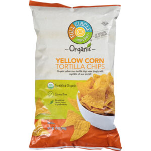 Full Circle Market Organic Yellow Corn Tortilla Chips 12 oz