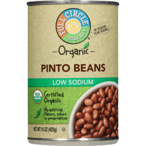 Full Circle Market Organic Low Sodium Pinto Beans 15 oz