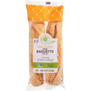 Full Circle Market Take & Bake Demi Baguette Bread Twin Pack 2 ea